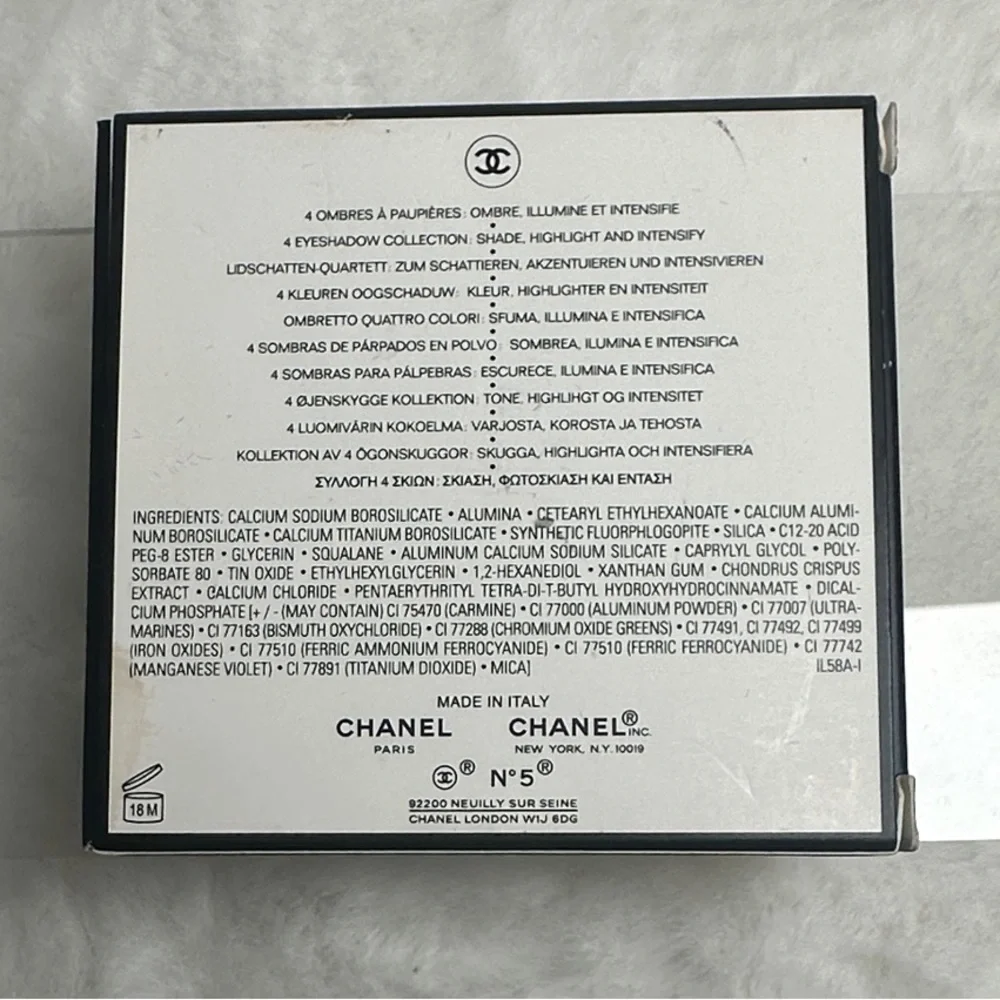 CHANEL Les 4 Ombres “Limited Edition” Eyeshadow Pallet - Picture 9 of 9